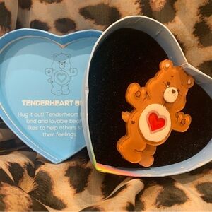 RARE Tenderheart Bear Brooch - 2021 Erstwilder x Care Bears Collab